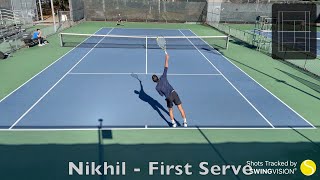 Johnny vs. D1 team captain (UTR 13+) screenshot 4