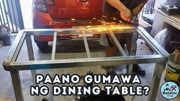 VLOG 28 | Paano Gumawa ng Dining Table (DIY Minimalist Tile Top Dining Table) • Bahitee Vlogs