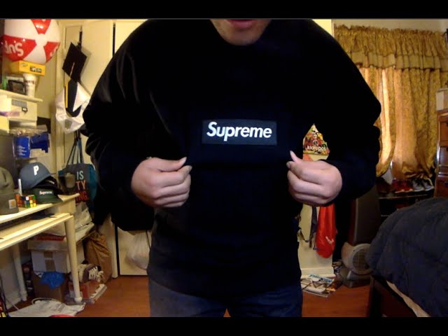 supreme 2015aw boxlogo crew neck