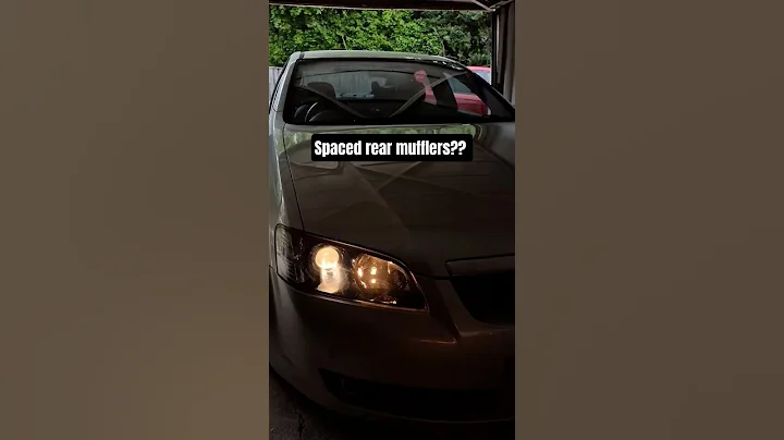 V8 Holden VE Calais exhaust experiment continues.. #holden #hsv #v8 #exhaust #cars