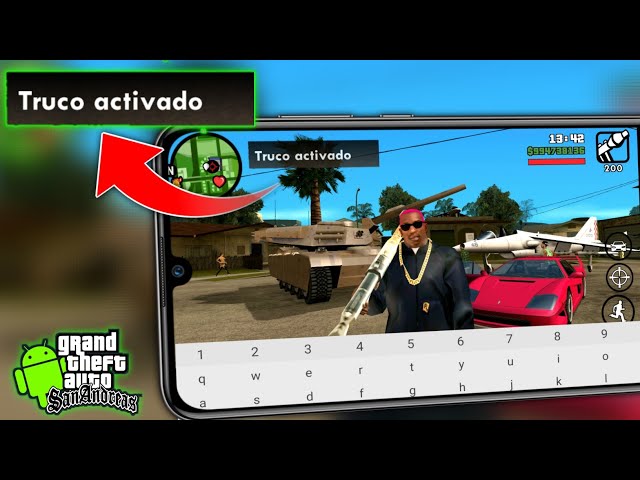 🔥Como Poner TRUCOS en GTA San Andreas en AndroidTeclado para GTA San  Andreas para Android 