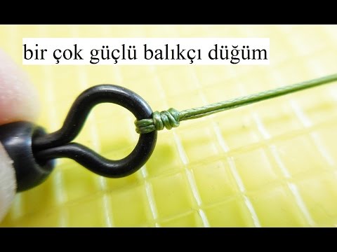 Video: Bir Misina üzerinde Bir Düğüm Nasıl Bağlanır