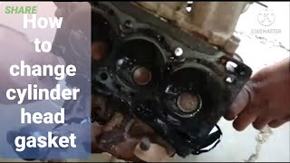 How to Replace Cylinder Head Gasket|How to replace maruti 800 cylinder head gasket