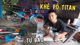 Anh Tư Báo khè cổ pô lên màu Titan và cái kết bất ngờ - Chiếc Xe Tội Nghiệp