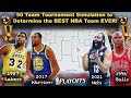 Putting the 50 Greatest NBA Teams in HISTORY Into a Playoff Tournament! Simulation - NBA2K21