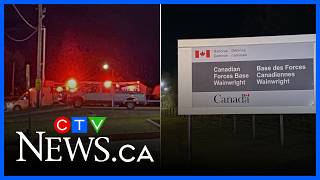 Emergency personnel on site after fire breaks out at Wainwright military base