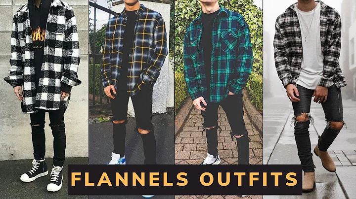 FLANNELS OUTFITS 2021 | How To Style Flannels For Men | Flannel Shirt Outfit Ideas Men
