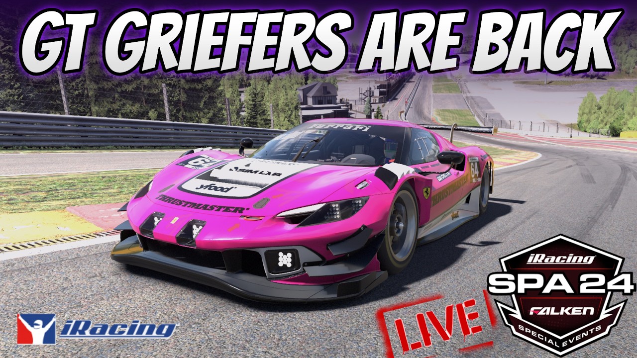 🔴iRacing: GT Griefers Are BACK To Take On Spa 24Hrs🔴