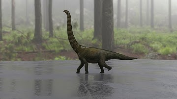 Brachiosaurus animation