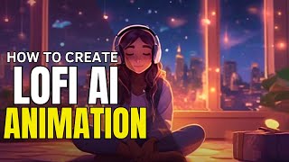 How To Create A Lofi Animation With AI (EASY AND MONETIZABLE METHOD)