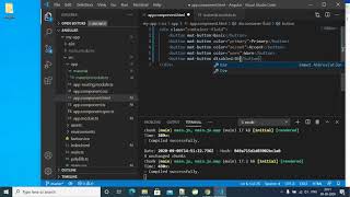 Angular material Button | Material Button