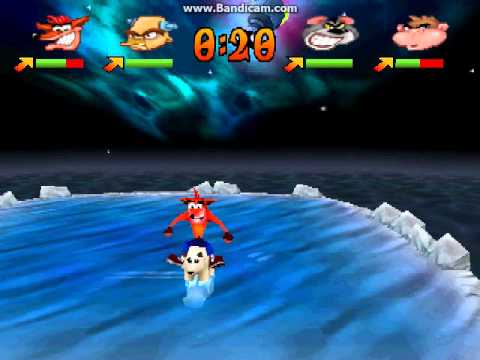 Crash Bash Walkthrough Part 1-Warp Room 1 (Polar Panic)