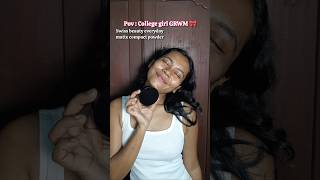 effortless with the Swiss Beauty Matte Compact #makeup #grwm #college #viral #fyp
