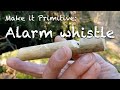 Primitive music 1: Making an elderberry whistle (survival whistle) 🎵