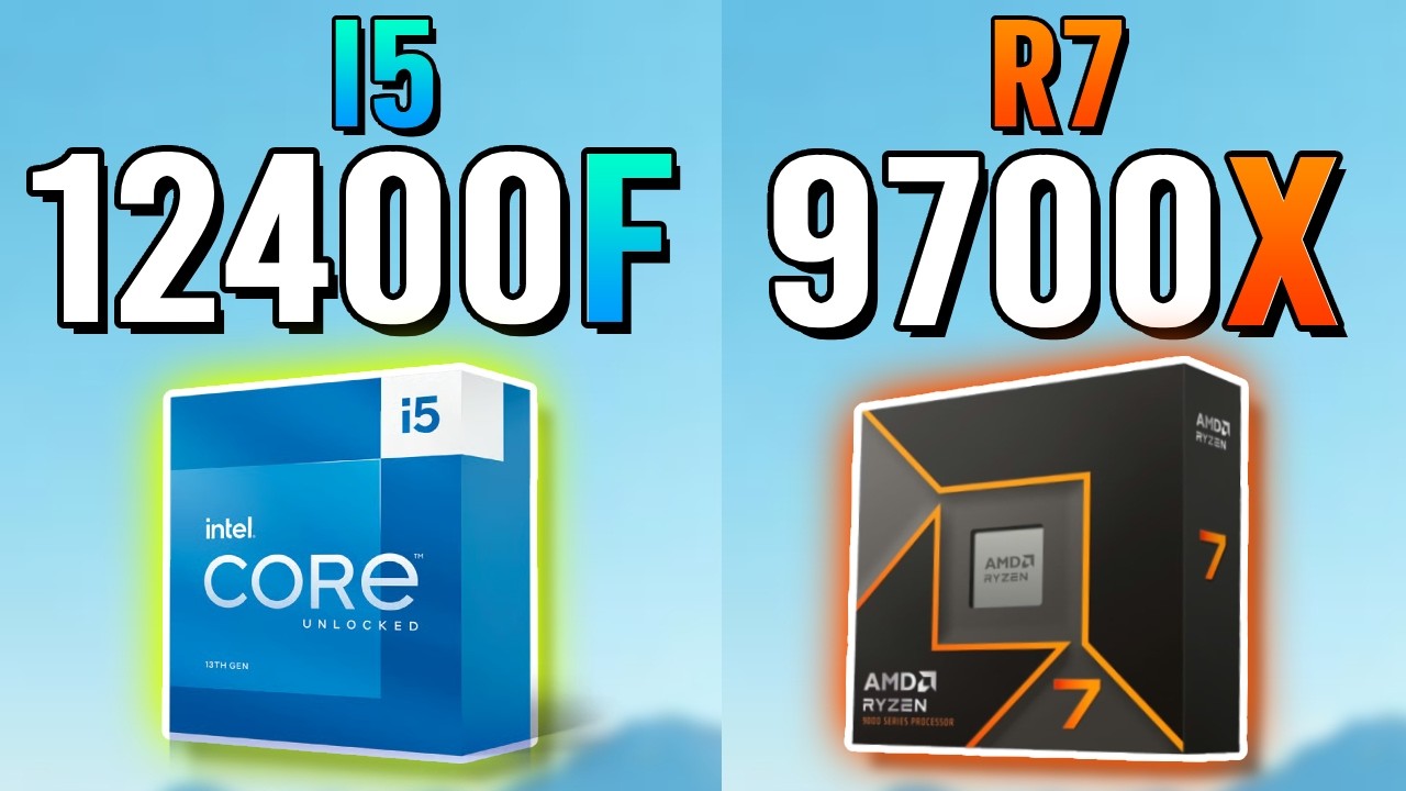 i5 12400F vs R7 9700X - Double The FPS?! - YouTube