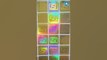 ISI Hologram Stickers | Tamper Proof & Authentic | Call 7701006333 #isisticker #hologramstickers