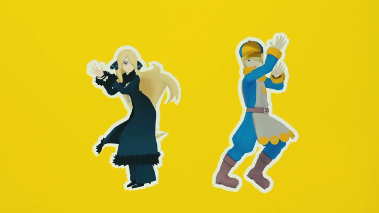 【MMDポケモン / Pokemon MMD】Suki kirai (スキキライ)   -【 シロナ / Cynthia & ウォロ / Volo 】