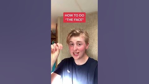 How To Do "The Face" #Shorts
