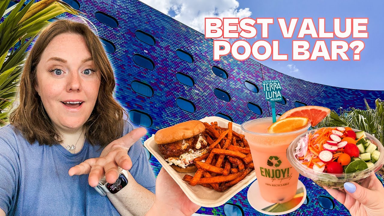 Universal Orlando’s Prime Value Resorts! Pool Bar Review + Terra Luna & Stella Nova Room Tours!