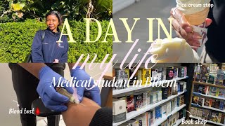 #VLOG :Spend the day with me🌸,medical lab science student living in bloem❤️, Pathcare blood test