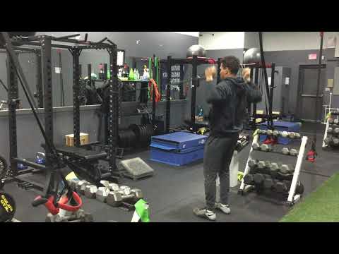 Resistance Band/Cable Face Pull to Overhead Press Combo