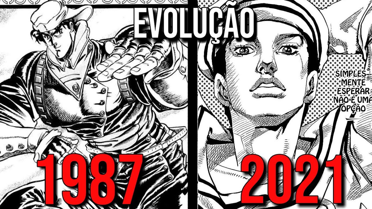 A Evolução da Arte de JoJo Bizzare Adventure