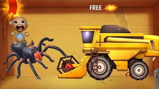 Black Widow Vs Harvester Machine ?Kick The Buddy 2023?