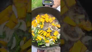 Awesome Escovitch Fish with Pumpkin &  Okra, with Crackers