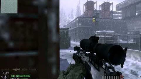 MW2: TDM - Barrett rocks at Sub Base