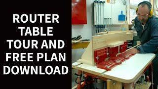 A 10-minute tour of the router table Steve uses in his wood shop, plus tips for making trim and a free plan download for making your 