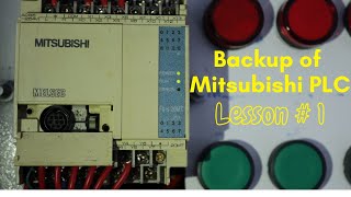 Lesson How To Take Program Backup Of Mitsubishi Fx Plc Using Gx Developer