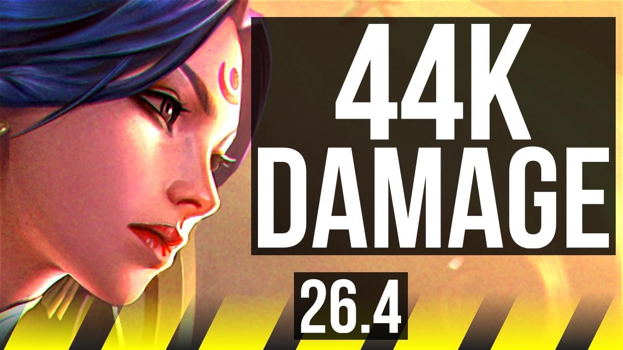 ASHE & Leona vs JINX & Braum (ADC) | 44K damage | KR Master | 26.4