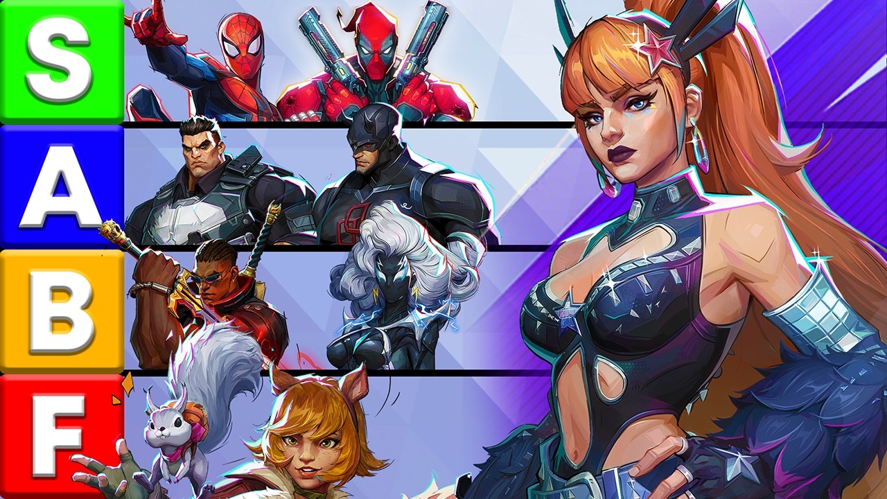 NEW BEST and WORST Heroes in Marvel Rivals | Low & High Rank Tier List ...