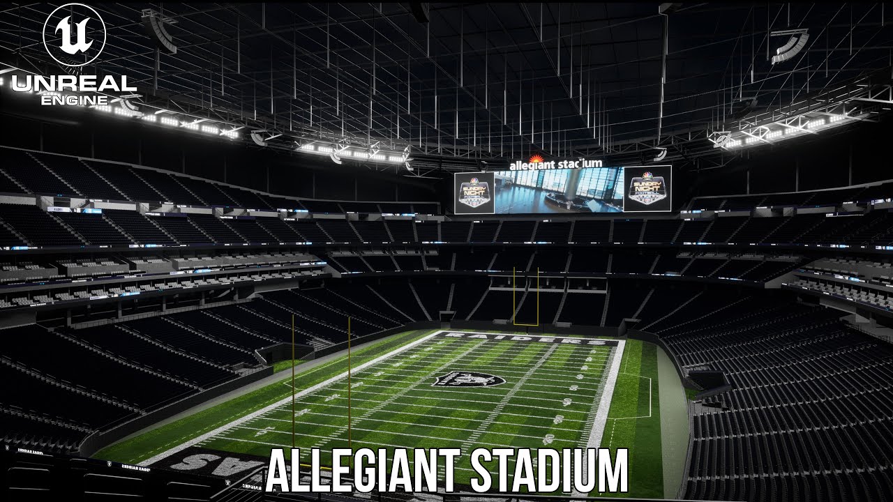 Allegiant Stadium Showcase: Unreal Engine 5 Masterpiece - YouTube