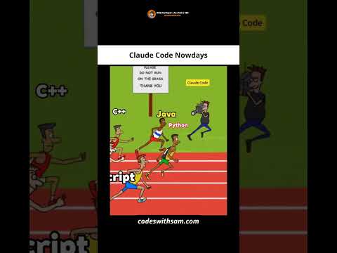 When Claude Code took the race seriously | Codeswithsam #coding #programming #developer