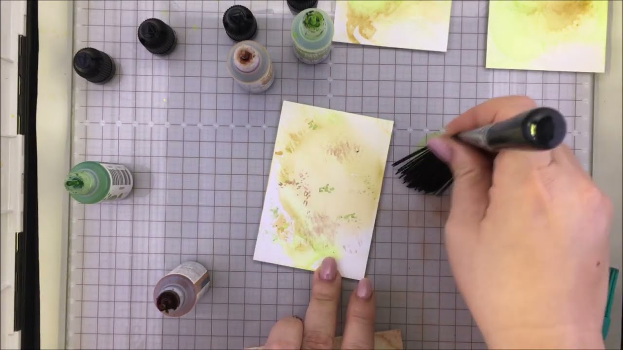 3  Ombrer les angles et les bords - Comparatif avec encres d'Action