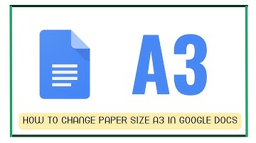 How To Change Paper Size A3 In Google Docs