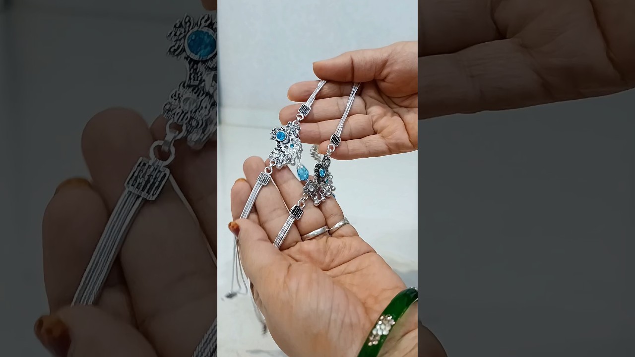 ✨Karwachauth Special Silver Anklet l Under ₹150 💕 