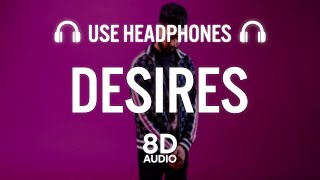 Video thumbnail of "DESIRES (8D AUDIO) - AP DHILLON | GURINDER GILL"