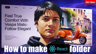 How to create React folder in VS Code