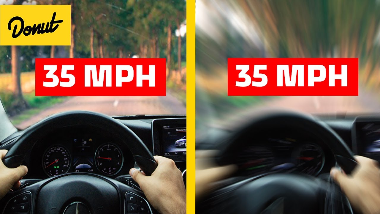 Why some slow cars FEEL fast, guessing car speed while blindfolded