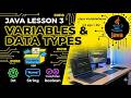 👉 Variables & Data Types in Java (With Coding) | Java Tutorial for Beginners @codewithclarity-java