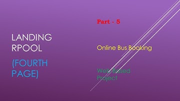 30.Landing Rpool (Fourth Page) | Part-5