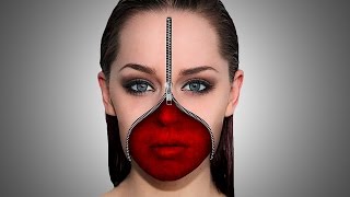 MAKING ZIPPER FACE IN PHOTOSHOP screenshot 5