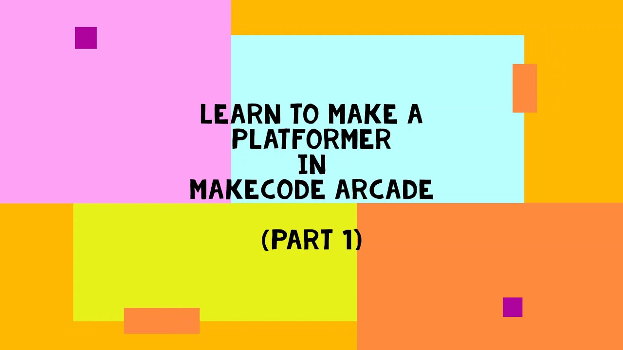 Learn to Make a Platformer Video Game Part 1 - YouTube