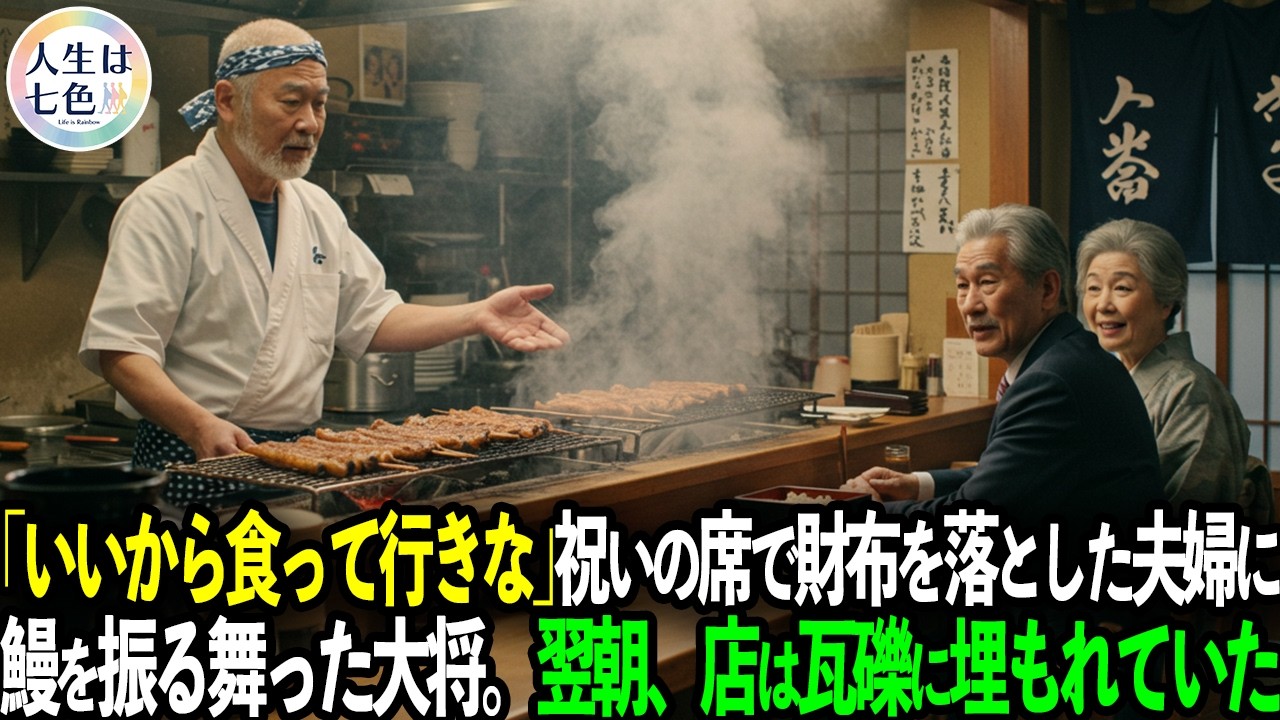 「俺の店を壊すな！」財布を落とした老夫婦に無償で鰻を振る舞った大将。しかし翌朝、信じられない光景が…