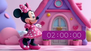 2 minute TIMER for kids - MINNIE MOUSE - countdown