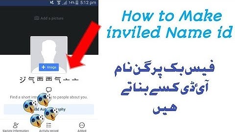 How to Make Invalid Name ID 2019 || Facebook Tricks