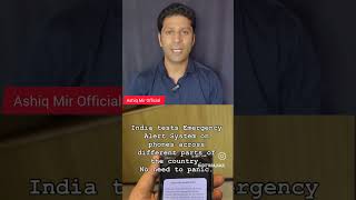 #BreakingNews #India test #emergency #alert system #Kashmir #ShareThisPost #informative #video