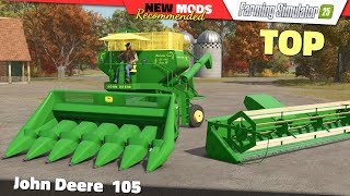 FS25 | John Deere 105 (by Canada FS) - Farming Simulator 25 Mods Review QHD